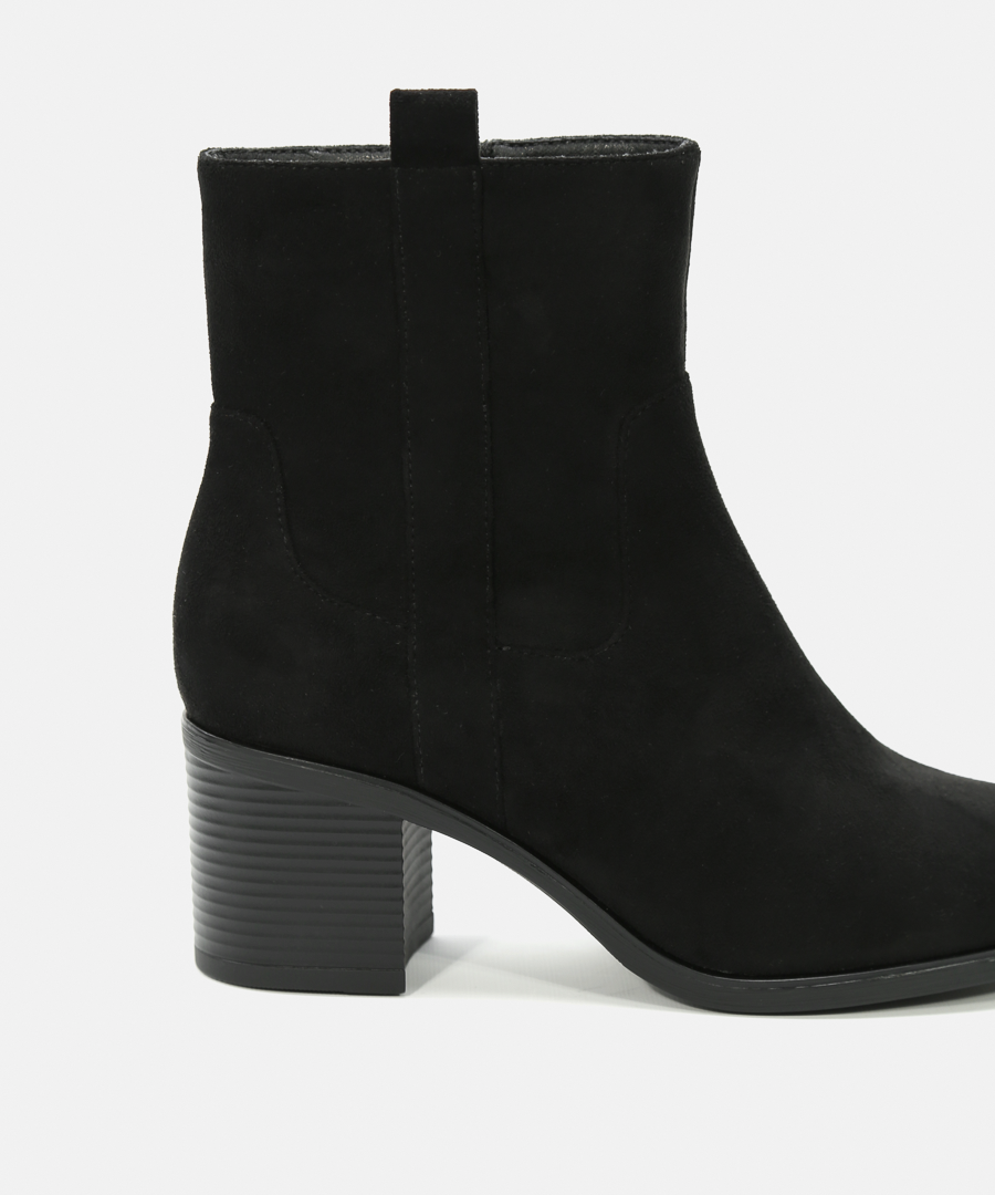 Botines tacón liso image number null